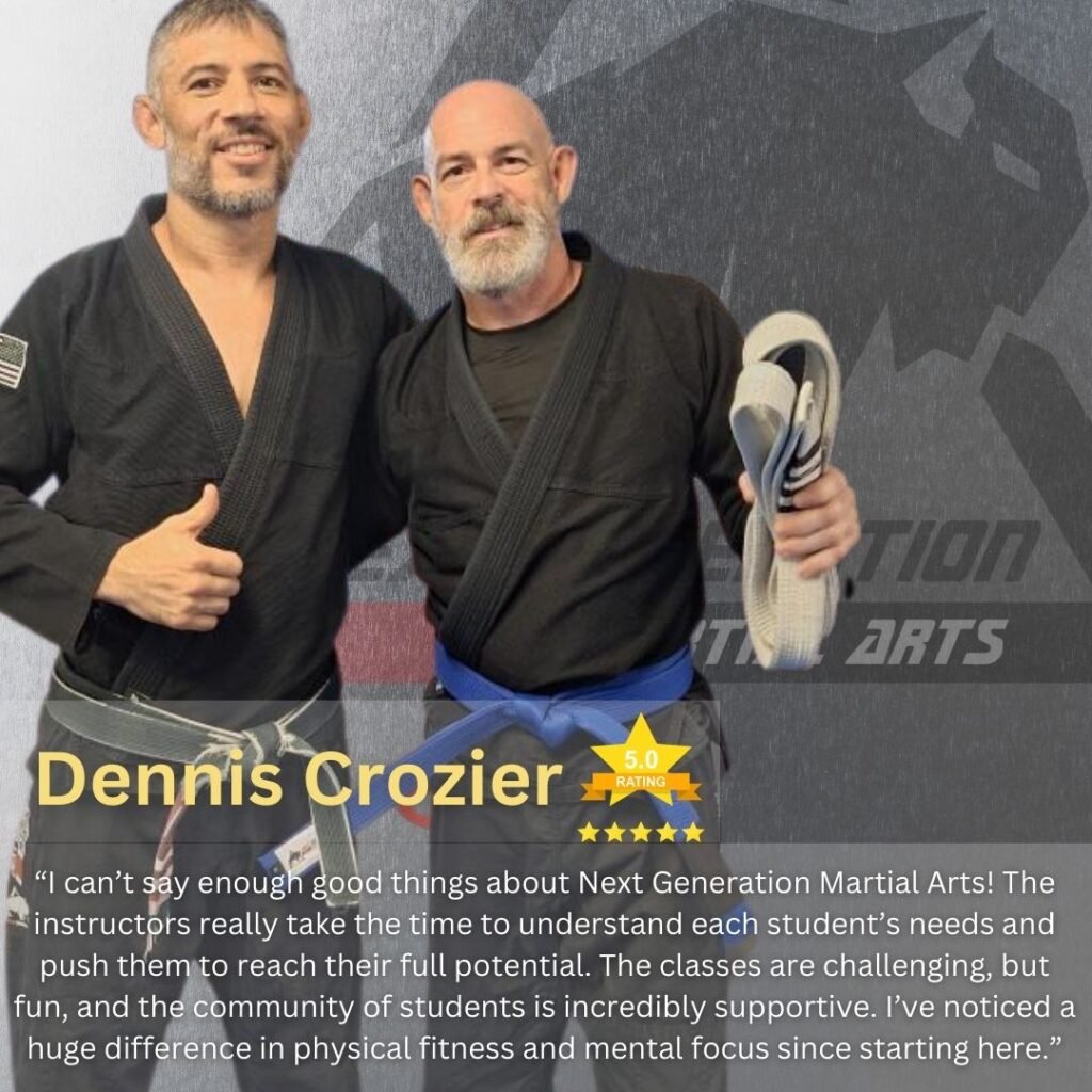 Testimonial from a Brazilian Jiu Jitsu student at Next Generation Martial Arts Thibodaux.