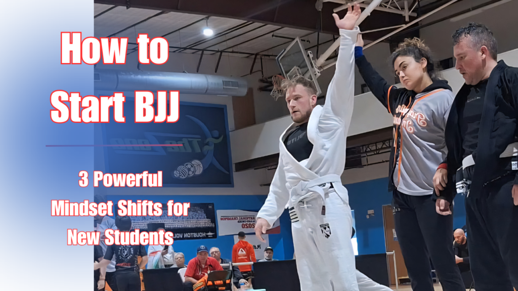 3 powerful mindset shifts for new Brazilian Jiu Jitsu students in Thibodaux learning how to start BJJ with confidence.