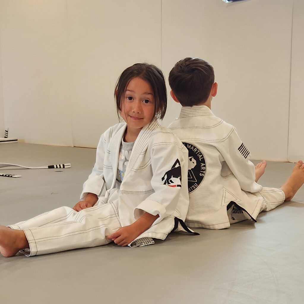 Young children learning martial arts in the Pre-K program at Next Generation Martial Arts Thibodaux