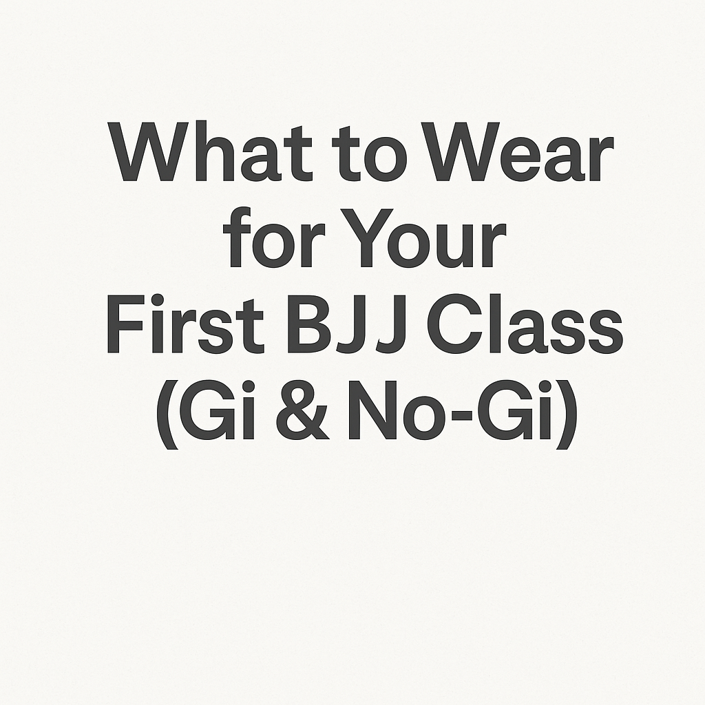 what to wear for your first BJJ class gi and no gi