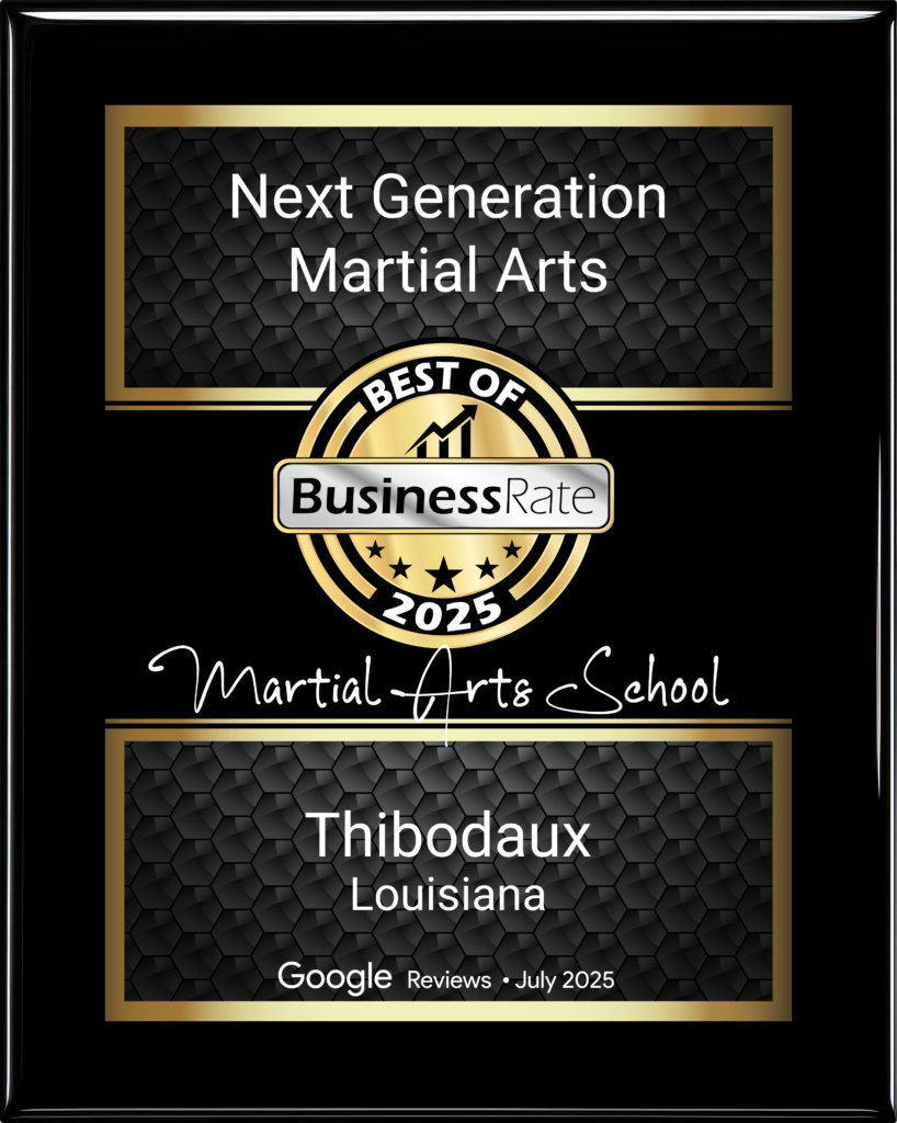 Business Rate Award 2025 winner for martial arts in Thibodaux – Next Generation Martial Arts