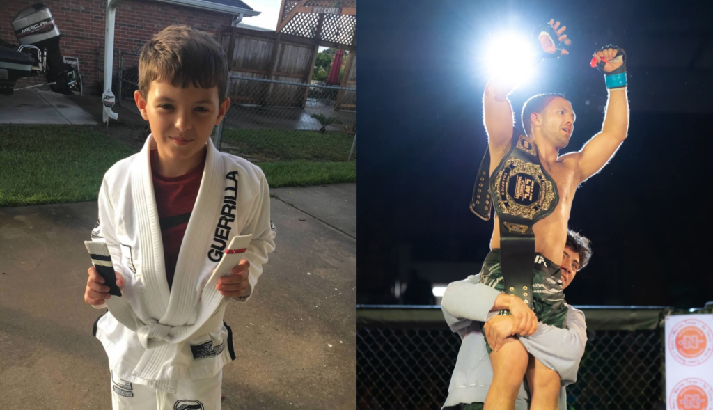 Martial arts in Thibodaux student journey from childhood training to adult MMA champion at Next Generation Martial Arts
