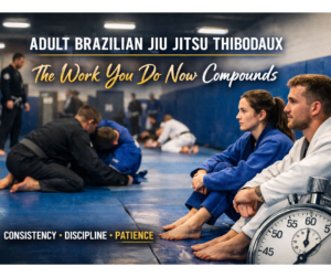 Adult Brazilian Jiu Jitsu Thibodaux students training consistently at Next Generation Martial Arts in Thibodaux
