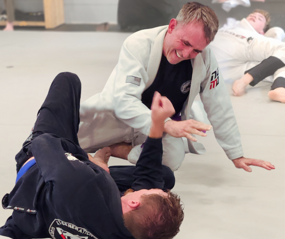 Adult Brazilian Jiu Jitsu class training in Thibodaux Louisiana