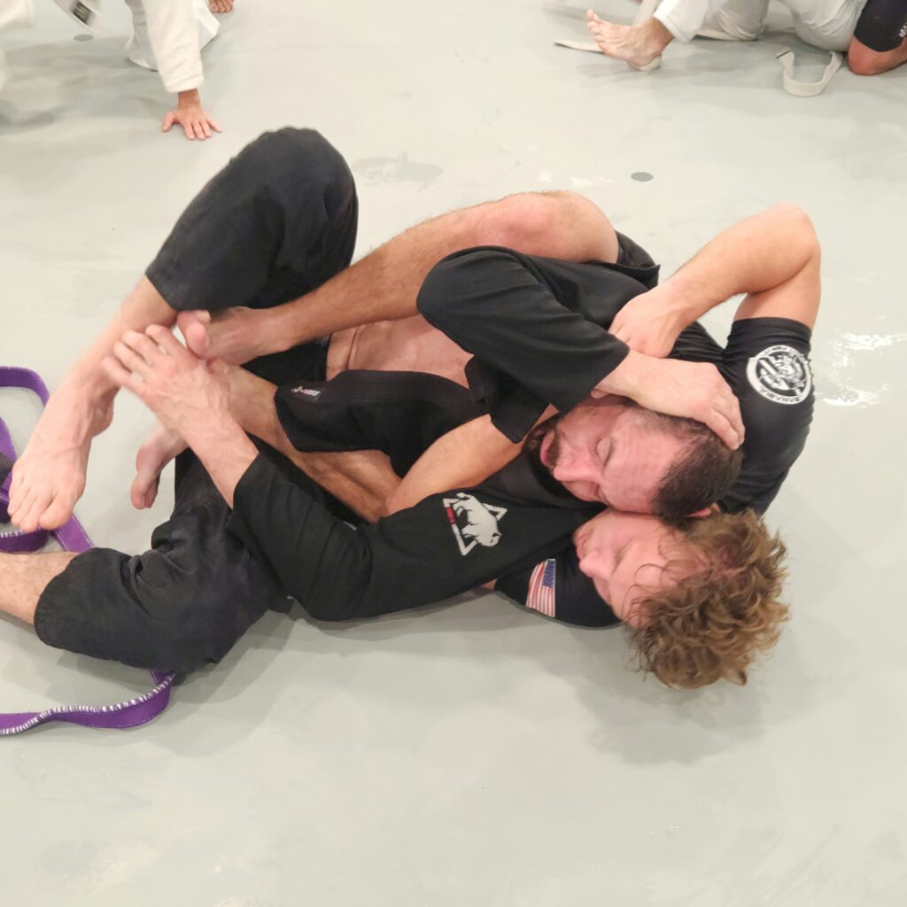 BJJ training tips in Thibodaux with students drilling techniques and improving skills
