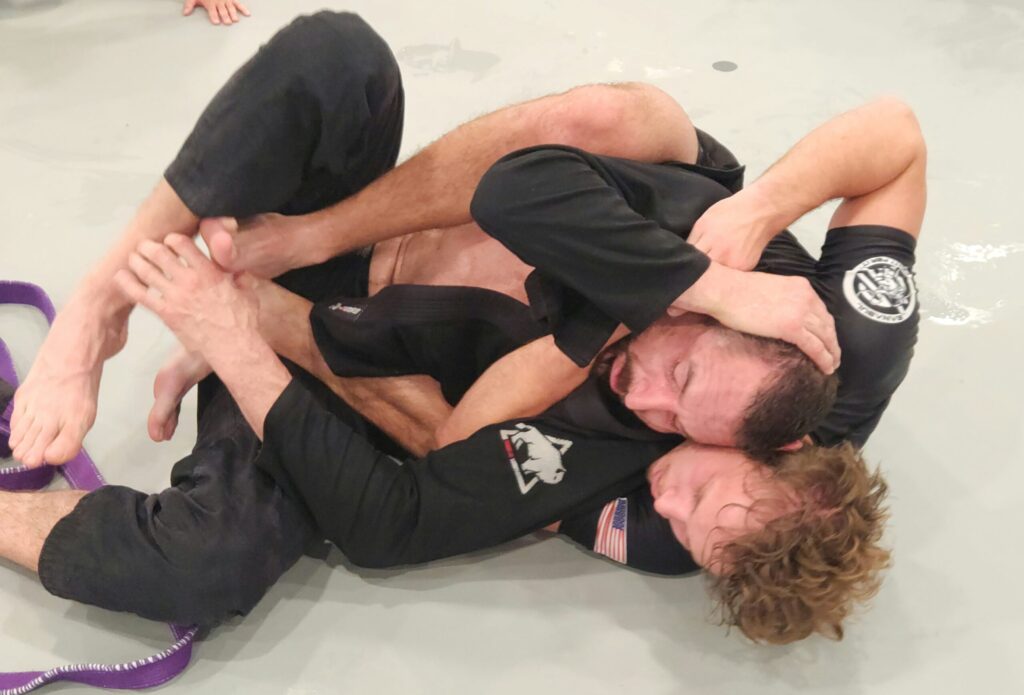 BJJ training tips in Thibodaux with students drilling techniques and improving skills