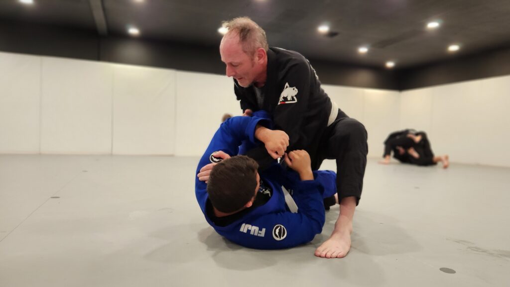 BJJ training tips in Thibodaux showing students drilling techniques and improving skills