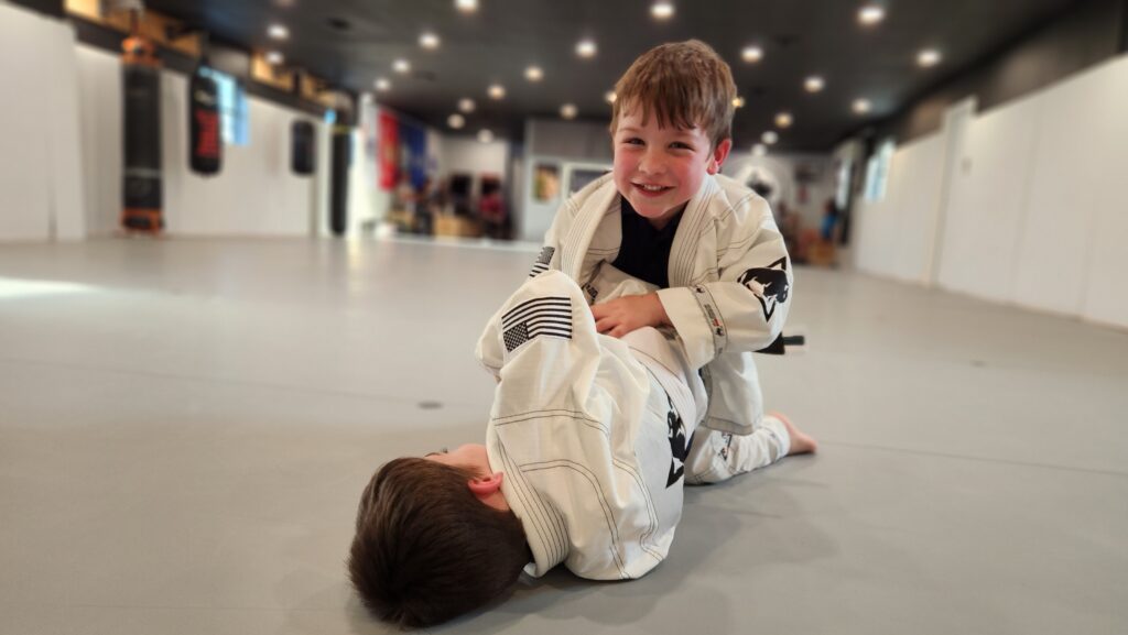 pre-k martial arts class in Thibodaux teaching young kids discipline and coordination
